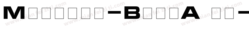 Magneto-BoldA 字体字体转换